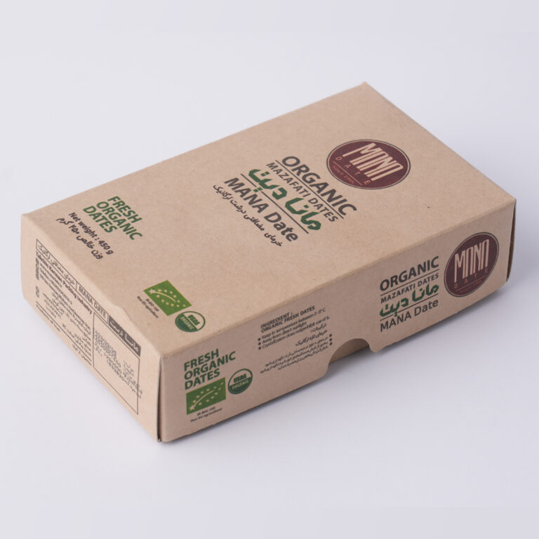 خرما مضافتی ارگانیک مانادیت (بسته‌بندی ۴۵۰ گرمی)
