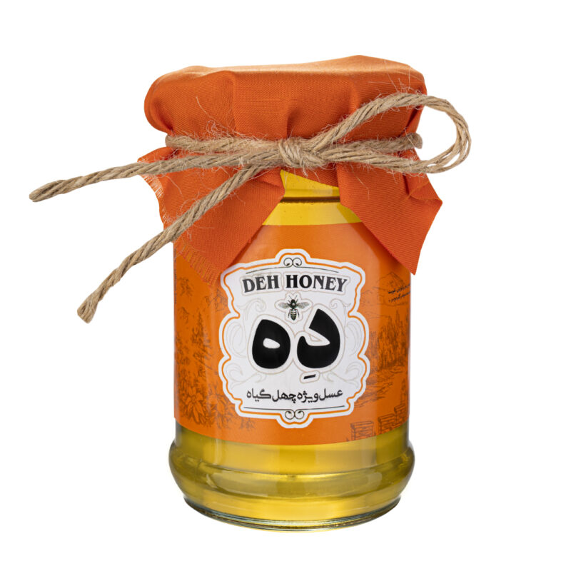 عسل چهل گیاه 360 گرمی ده